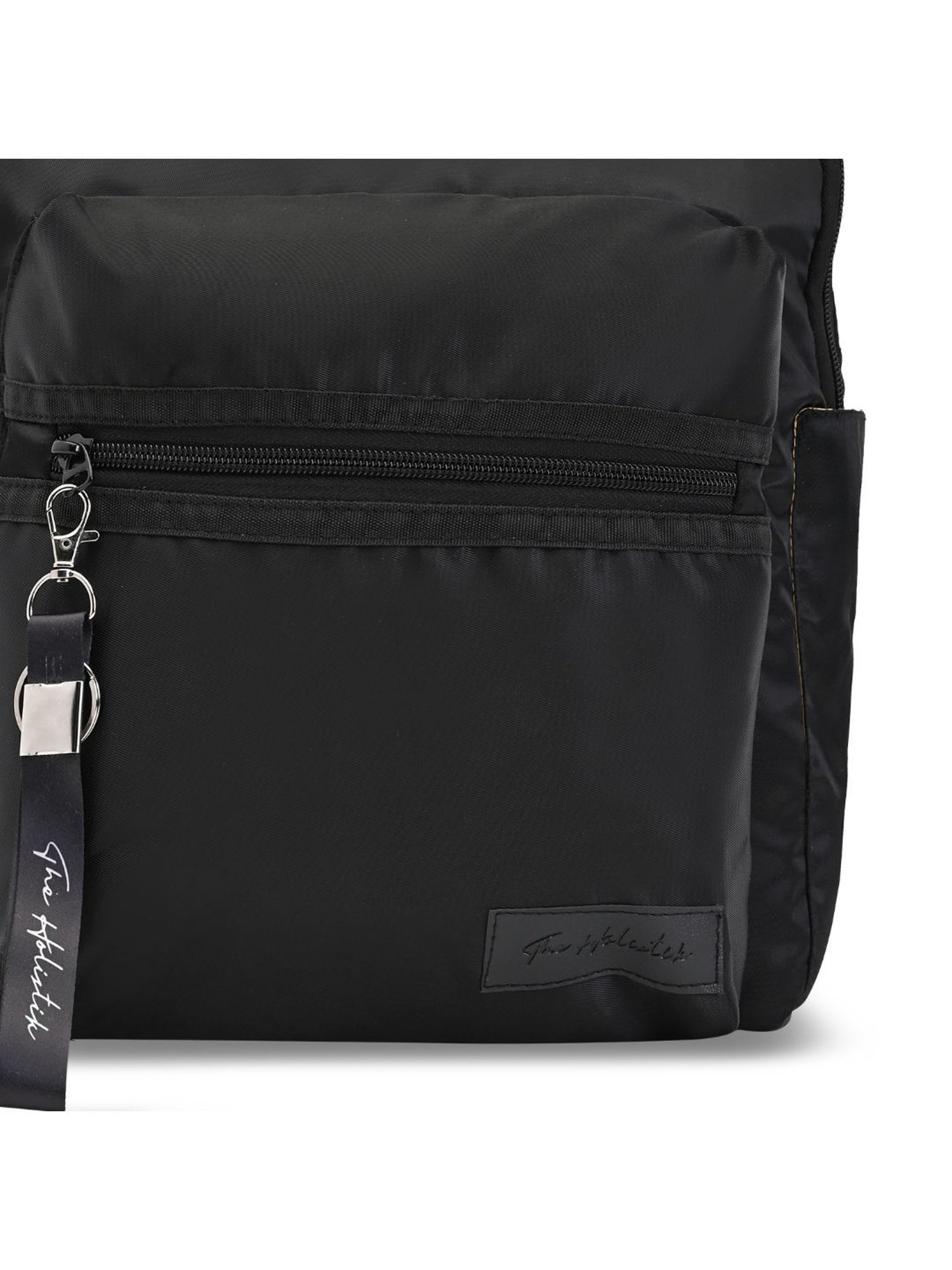 THE HOLISTIK Rider Black Medium Backpack - 23 Ltrs