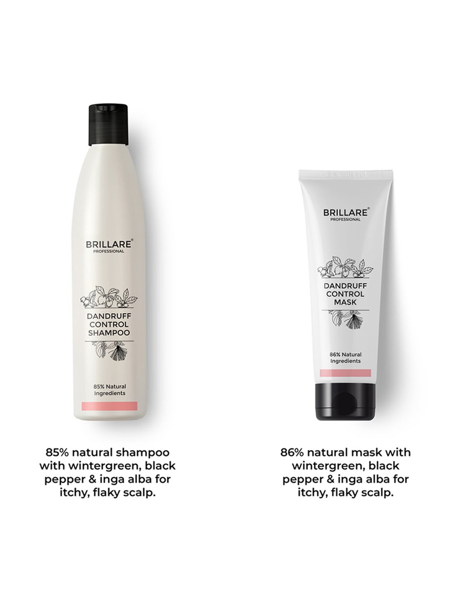 Brillare Dandruff Control Shampoo & Dandruff Control Mask Combo