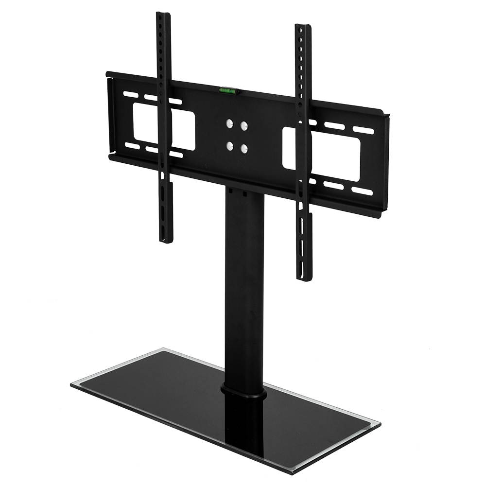 TV Stand Base with Universal Swivel Mount and Height Adjustable for 32"-55" TVs