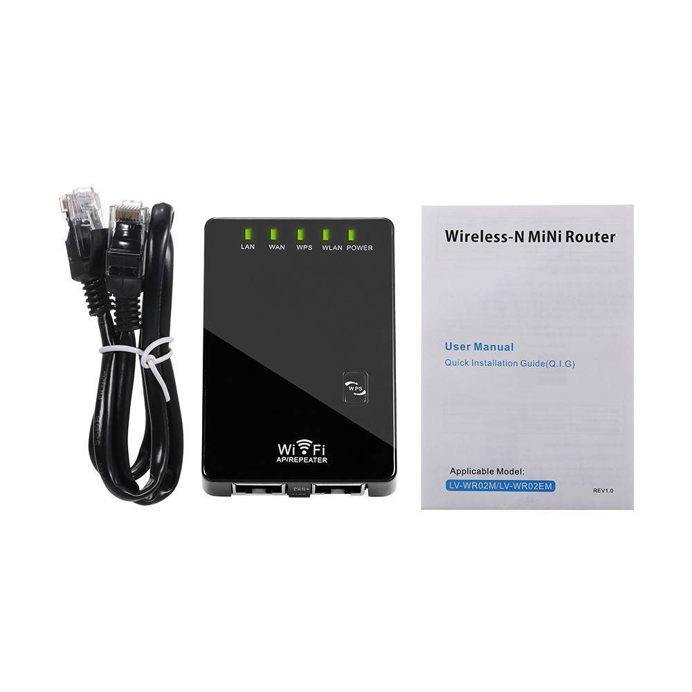 300Mbps Wireless Repeater Multi-function WiFi Signal Amplifier Mini Wireless Router Wireless Signal Extender US Plug