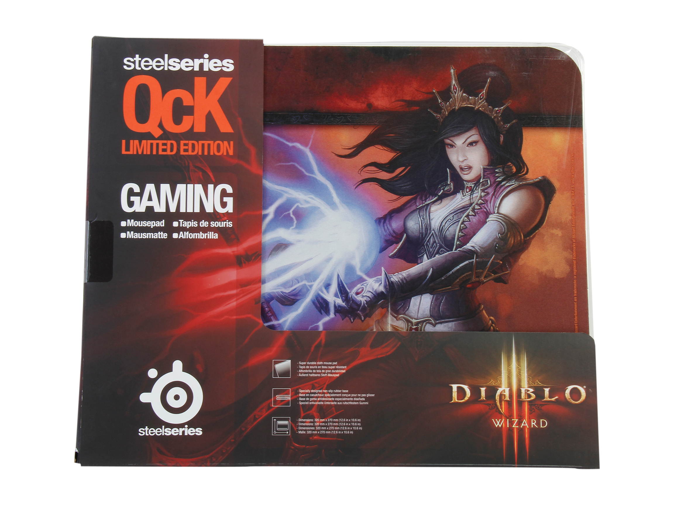 SteelSeries 67236 QcK Diablo 3 Wizard Edition Mouse Pad