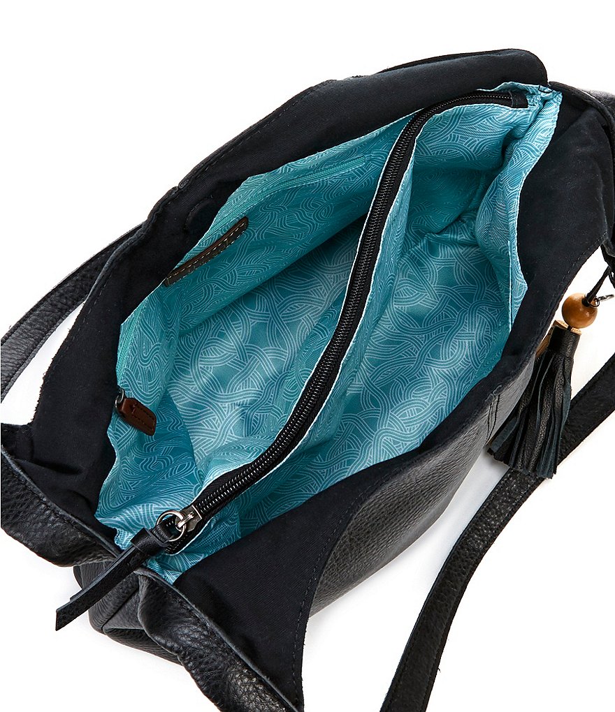The Sak Huntley Leather Magnetic Snap Hobo Bag