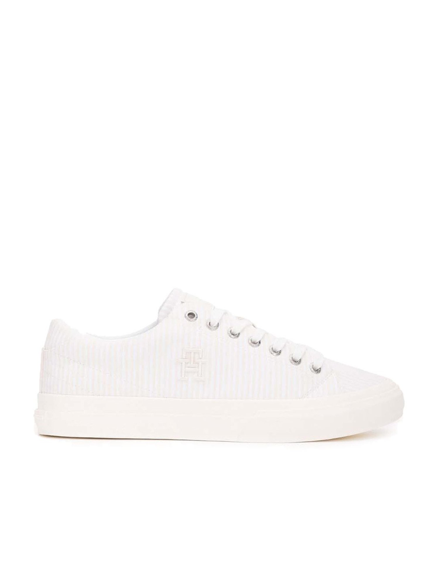 Tommy Hilfiger Men's White Casual Sneakers