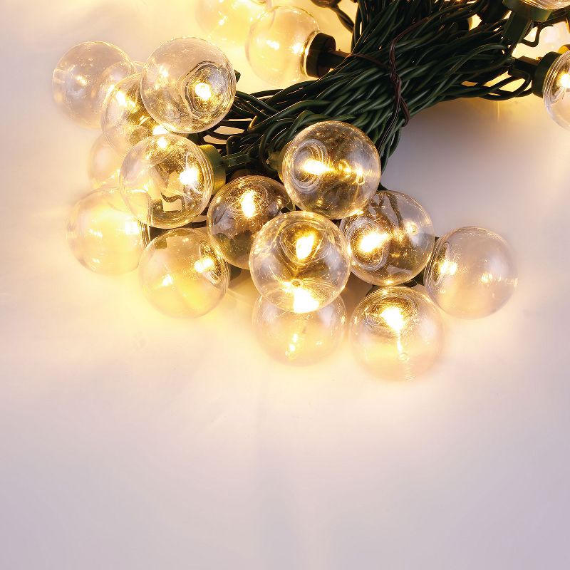 Home Heritage Outdoor Christmas 300 LED Bulb String Light, Clear & Multicolored