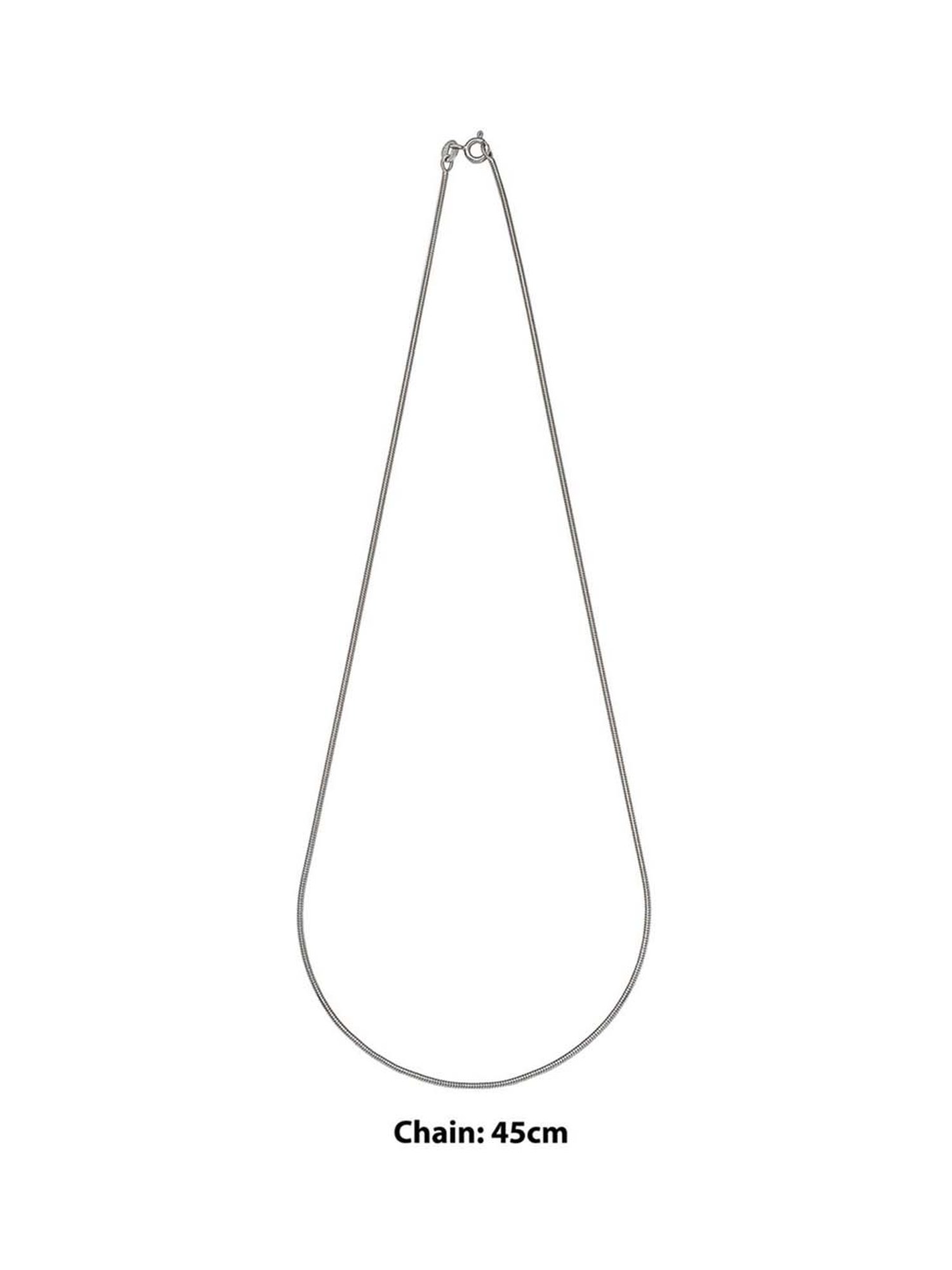 Zavya Sleek and Modern Golden Plated 92.5 Sterling Silver Box Chain