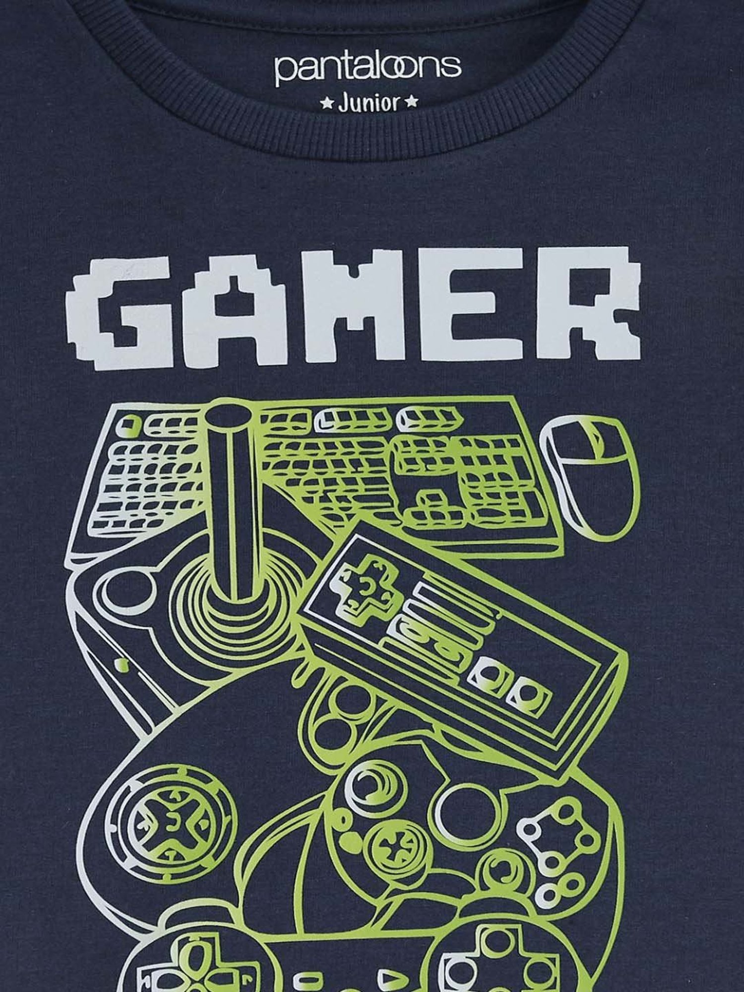 Pantaloons Baby Kids Navy Printed Full Sleeves Sweatshirt