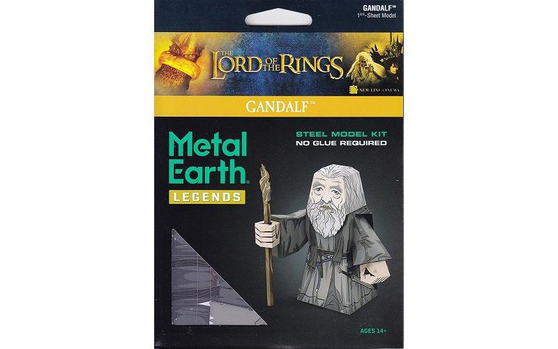Fascinations Metal Earth Lord of The Rings Gandalf 3D Metal Model Kit