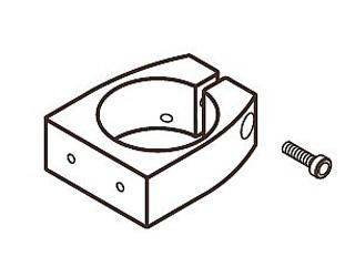 ERGOTRON 60-144-003 Pole Mount Bracket for CPU Holders & Wire Storage Basket