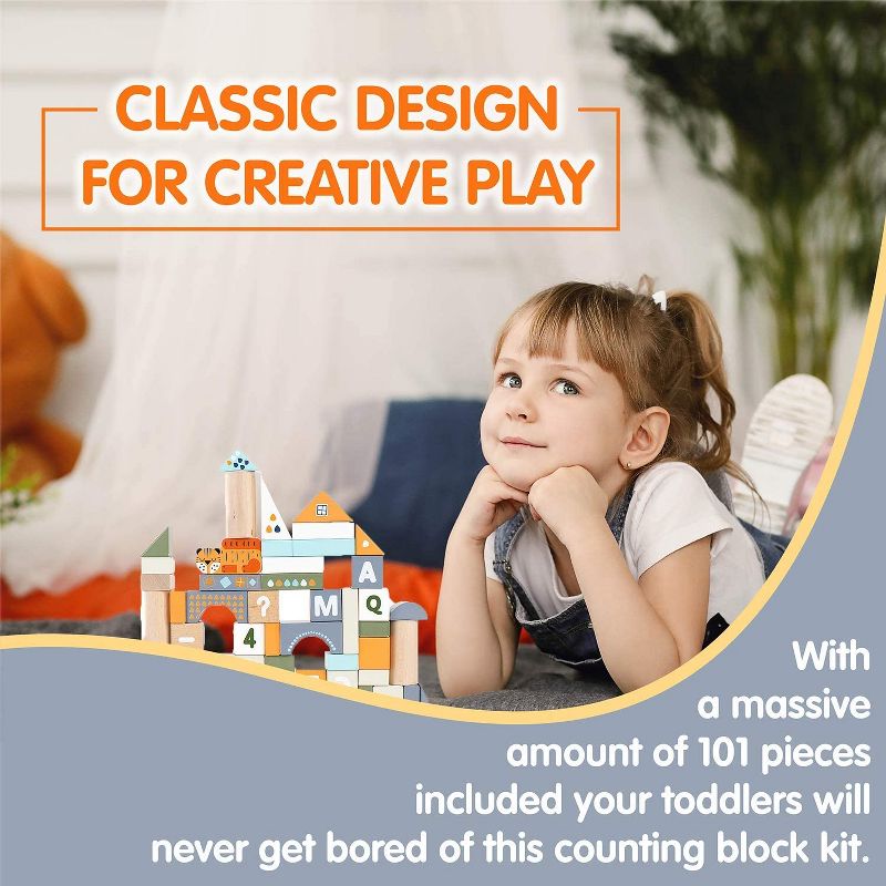 Childcraft Corrugated Building Blocks, Various Sizes, Primary Colors, set of 84