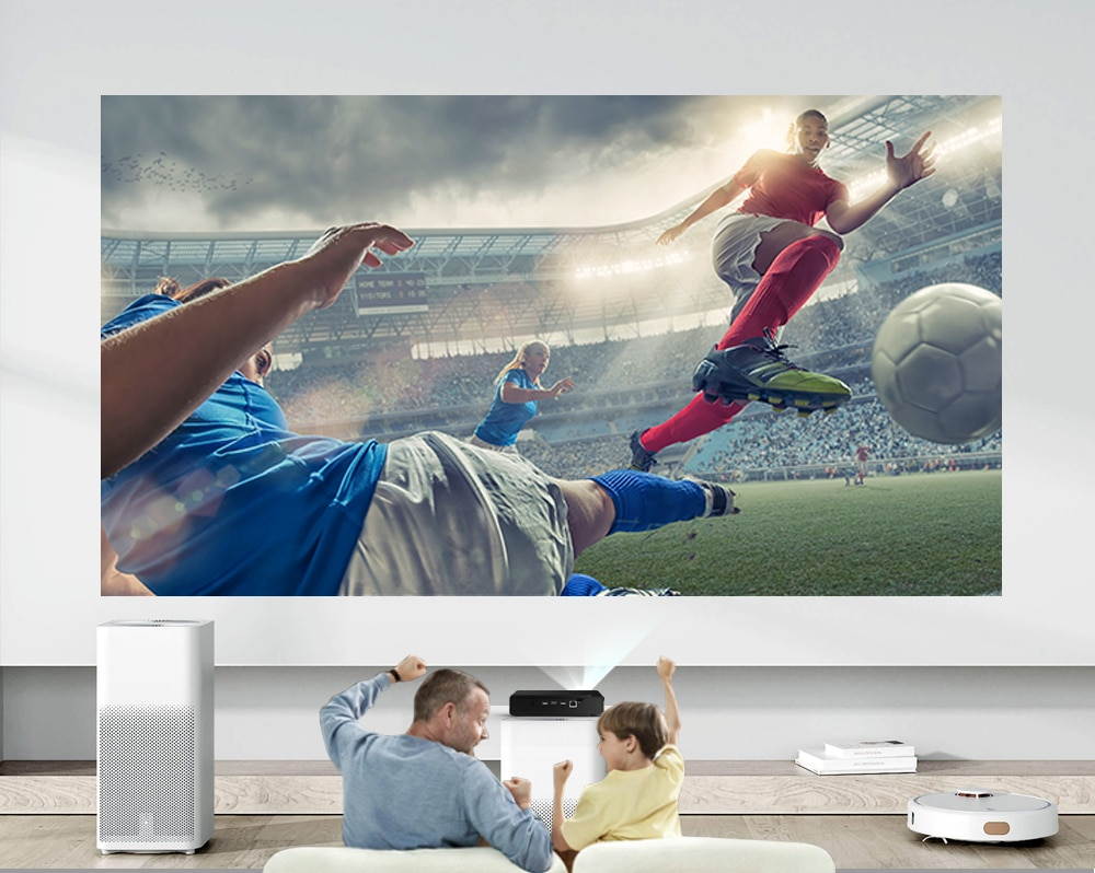 Mini Portable 9000 Lumens DLP Android 4K WIFI HD 3D Home Cinema Projector HDMI