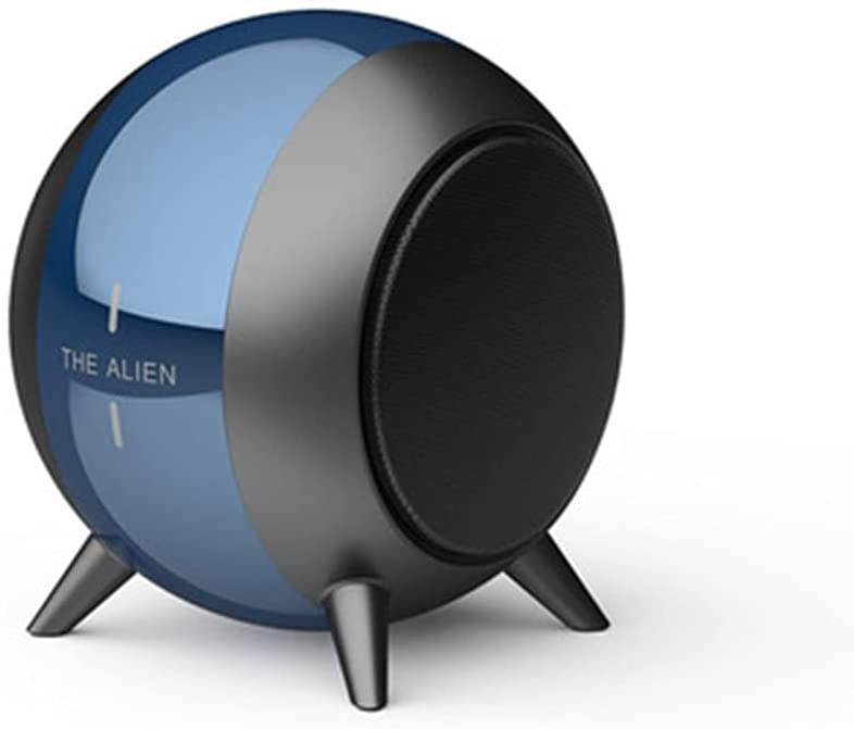 New Wireless Bluetooth Speaker Mini Metal Cannon Audio Gift Home Office Use (Blue)