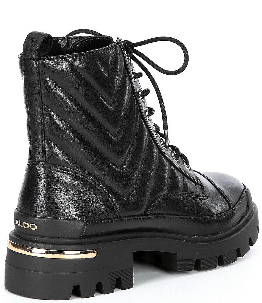 bionica Denali 2 Collection Derinda Waterproof Leather Block Heel Lug Sole Combat Booties