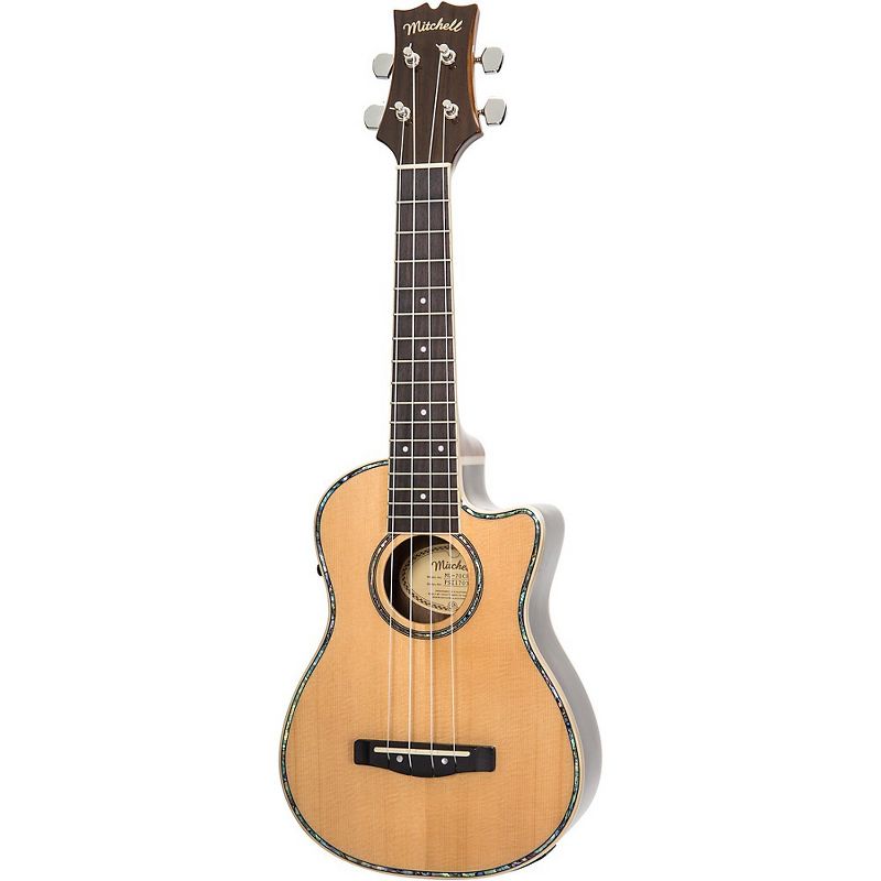 Mitchell MU100CE Acoustic-Electric Concert Ukulele Natural Koa