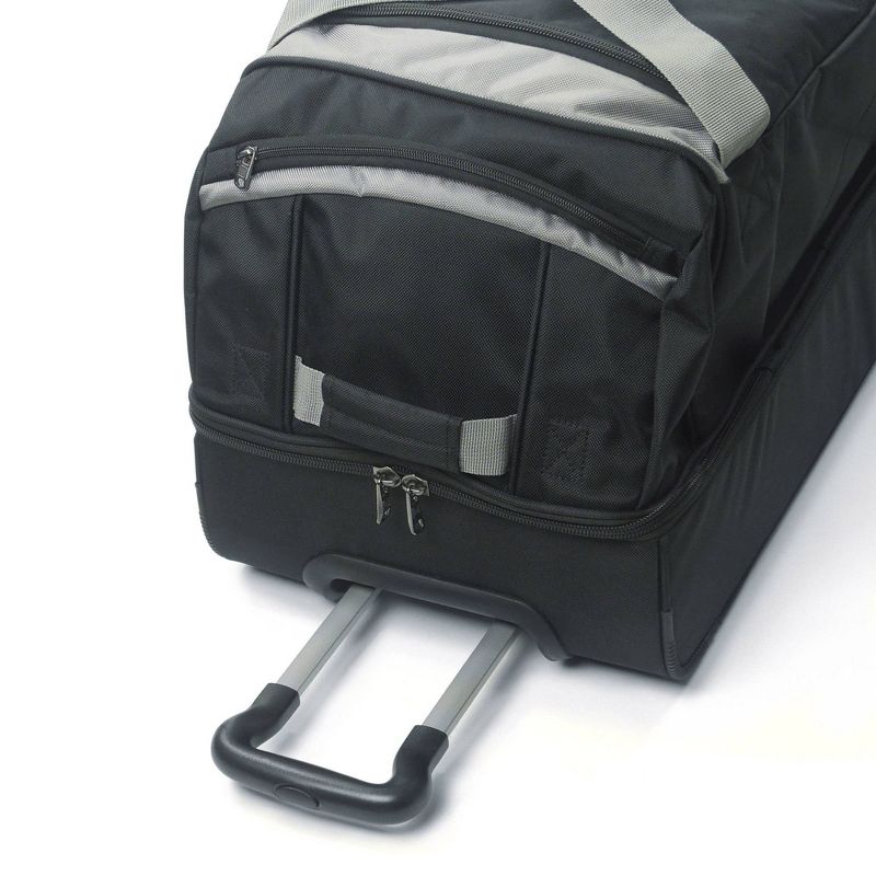 FUL Rig 30" Rolling Duffel Bag - Black