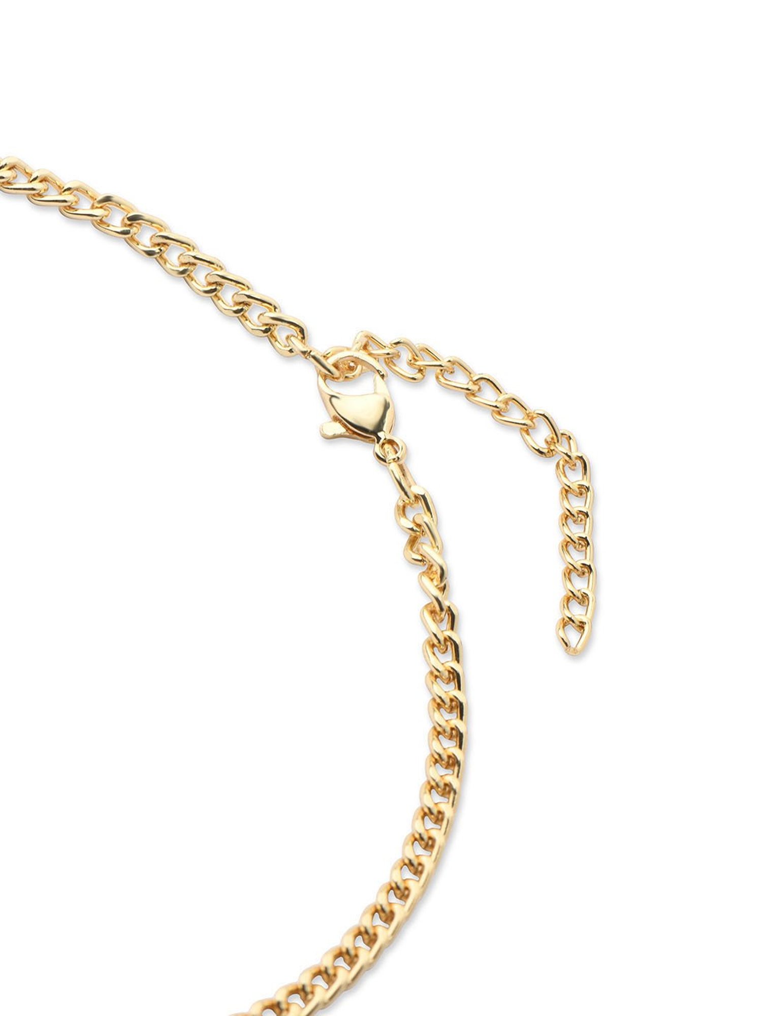 The Bro Code Gold-Plated Devi Thrishul Pendant Necklace for Men