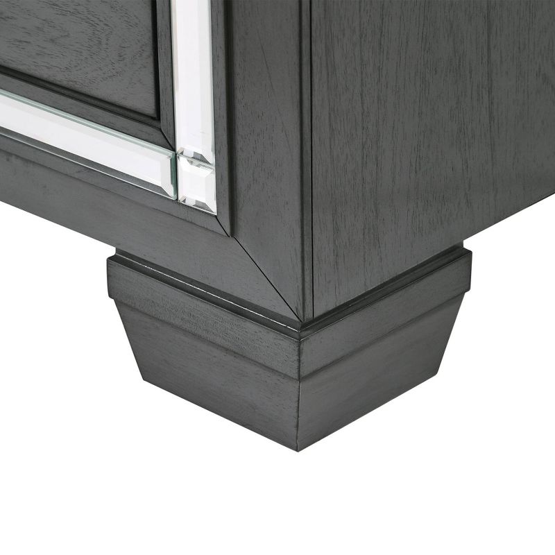 3pc Queen Kenzie Storage Bedroom Set Gray - Picket House Furnishings