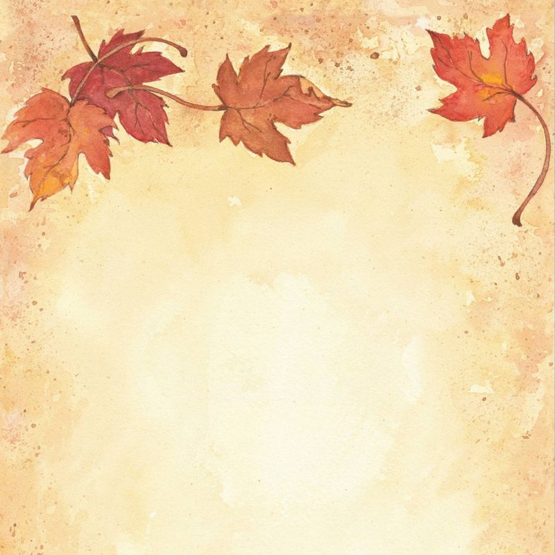 25ct 50 Invitations Fall Leaves