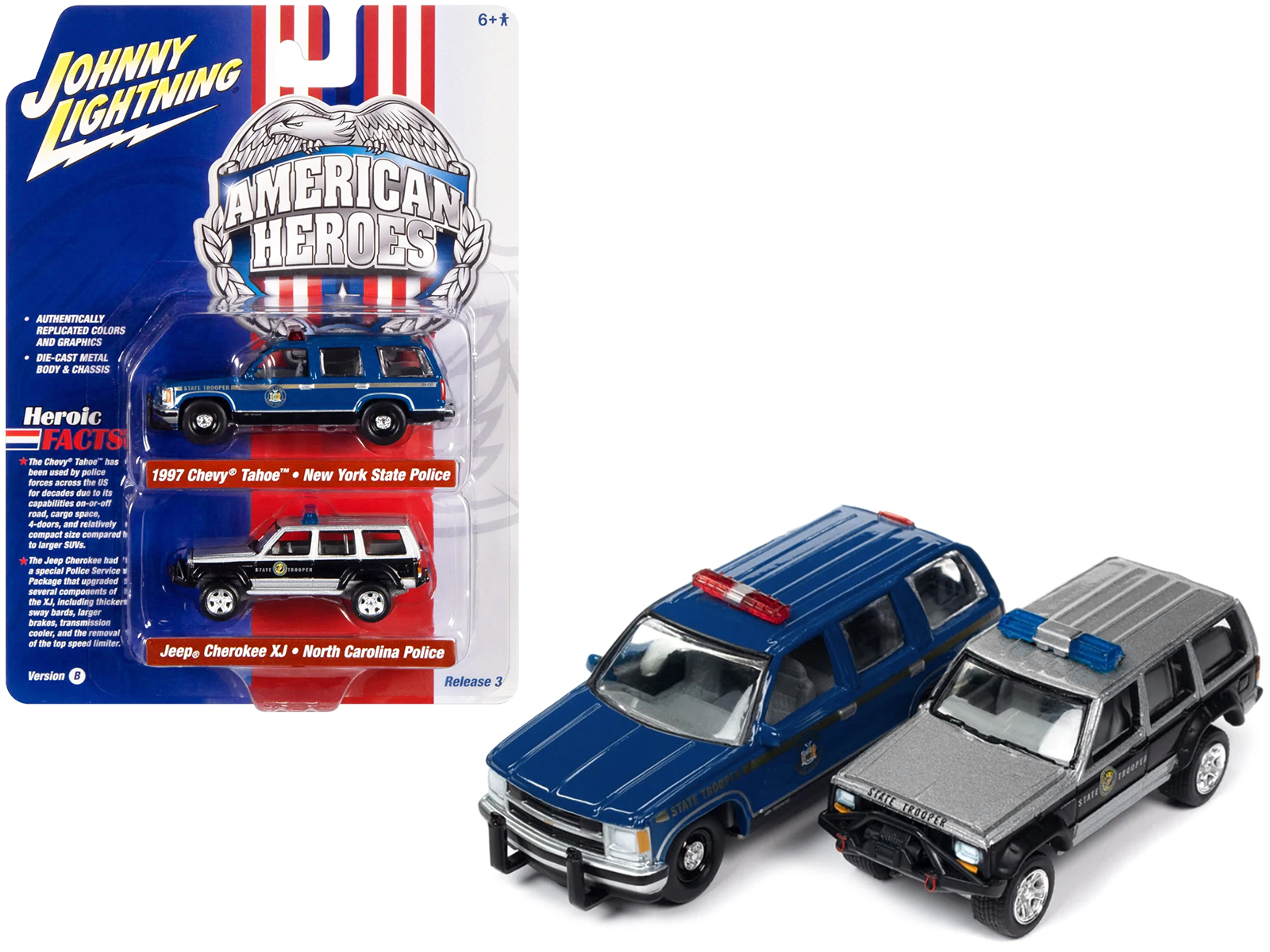 Police Force Giftpack (2024) 5 piece Set 1/64 Diecast Model Cars by Majorette