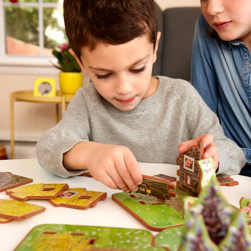 Storytime Toys The Three Little Pigs 3D Puzzle 3 in 1 Book and Toy Set - Book, Build, & Play