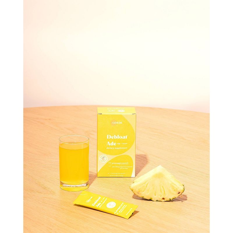 Golde Debloat Ade Pineapple Dietary Supplements - 6ct
