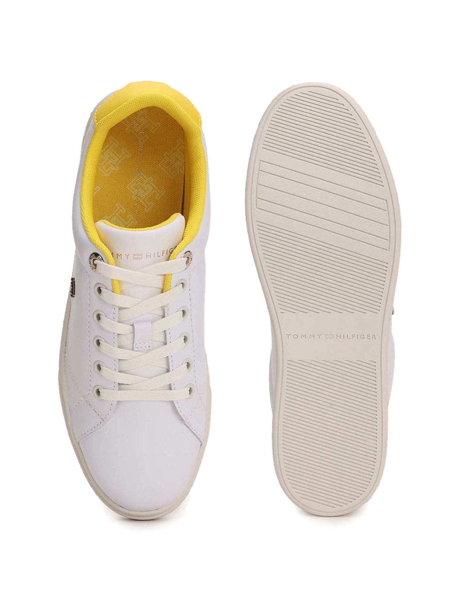 Tommy Hilfiger Women's White Casual Sneakers