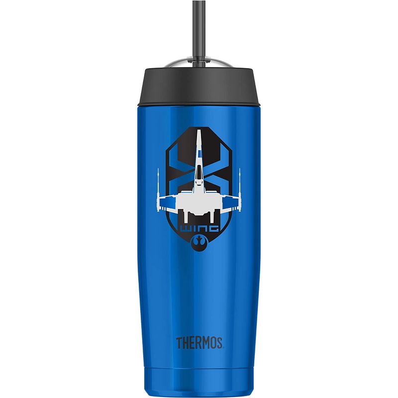 Thermos 18 oz. Insulated Cold Dome Water Bottle with Straw - Star Wars Episode 7