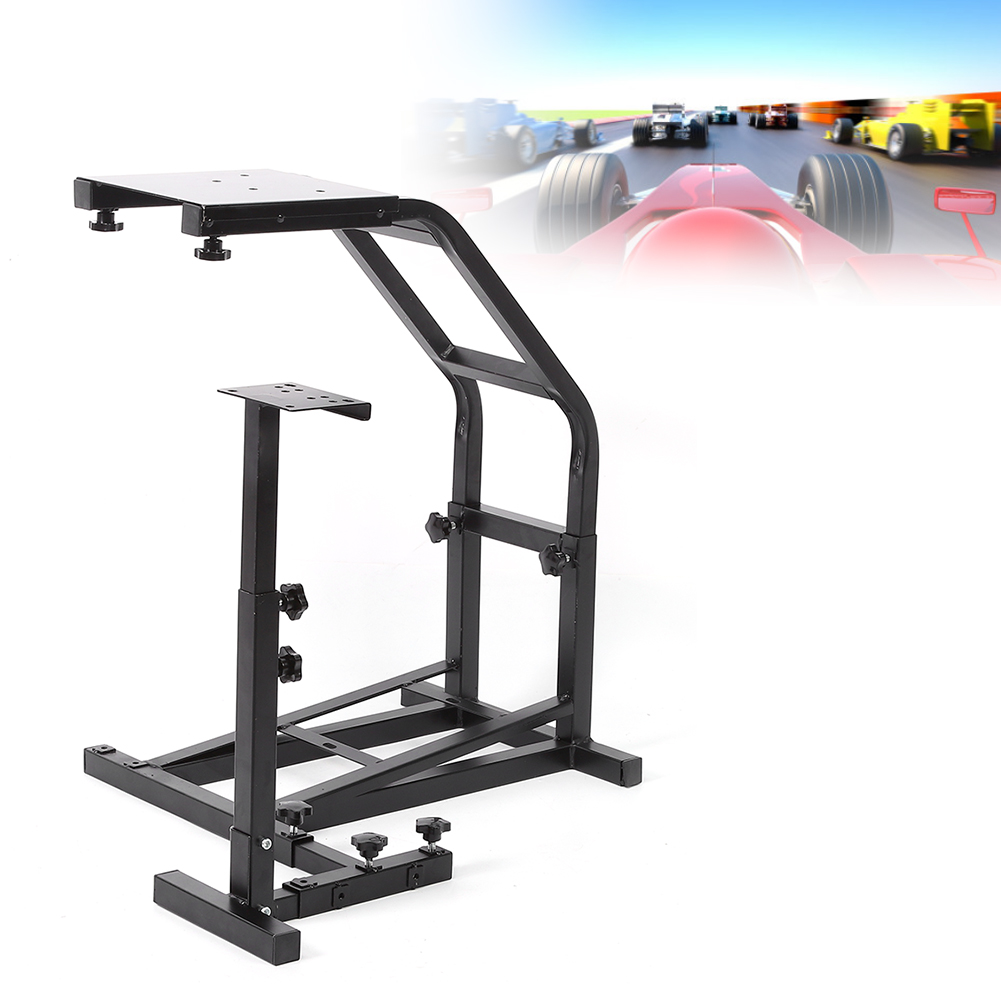 Steel Racing Game Simulator Steering Wheel Stand Accessory Black for Logitech G25 G27 G29 G920