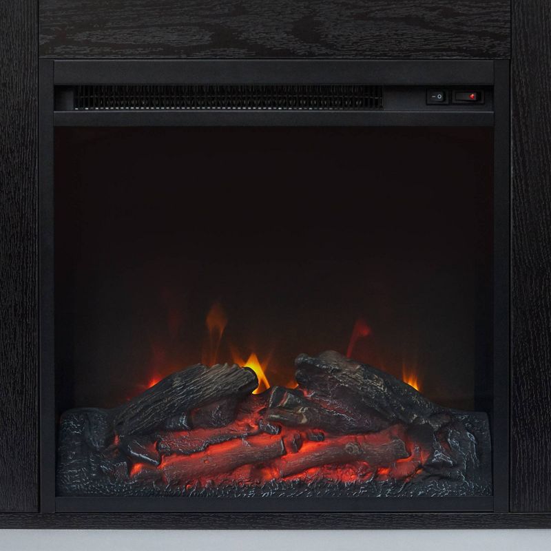 Lainey Fireplace TV Stand for TVs up to 65" Black - Versanora