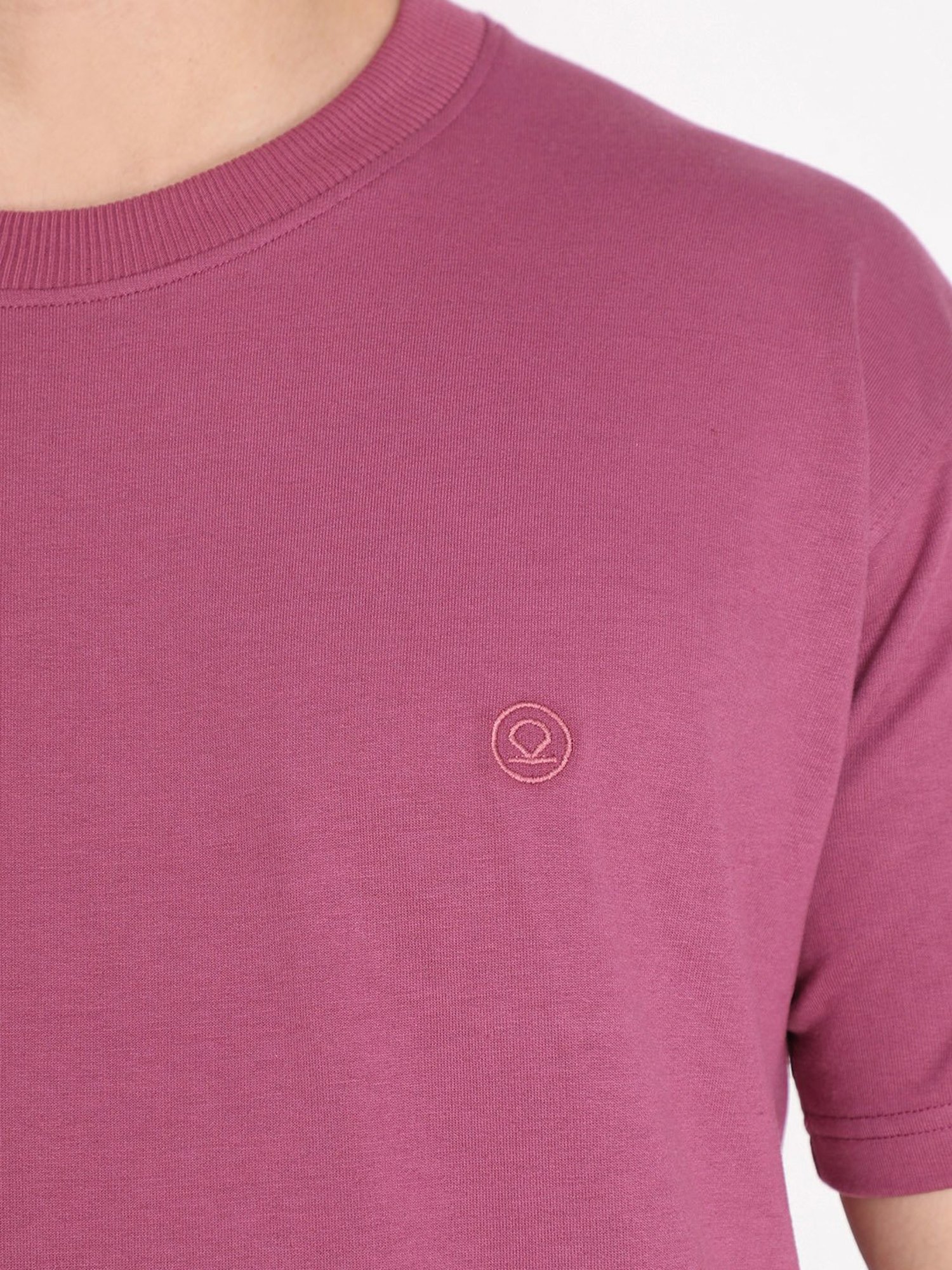 Chkokko Pink Loose Fit T-Shirt & Trackpants Set