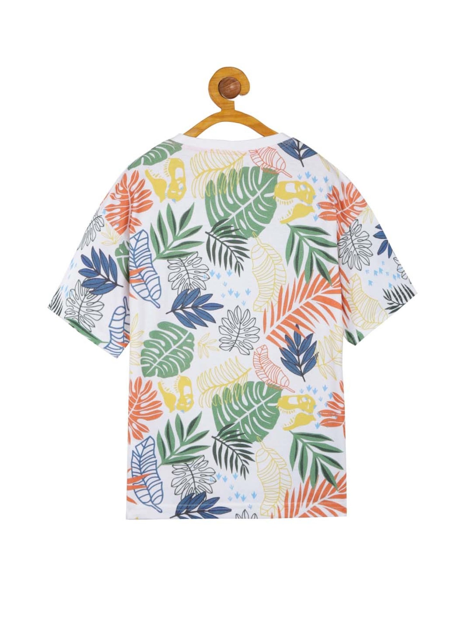 Plum Tree Kids Multicolor Cotton Printed T-Shirt (Pack of 2)