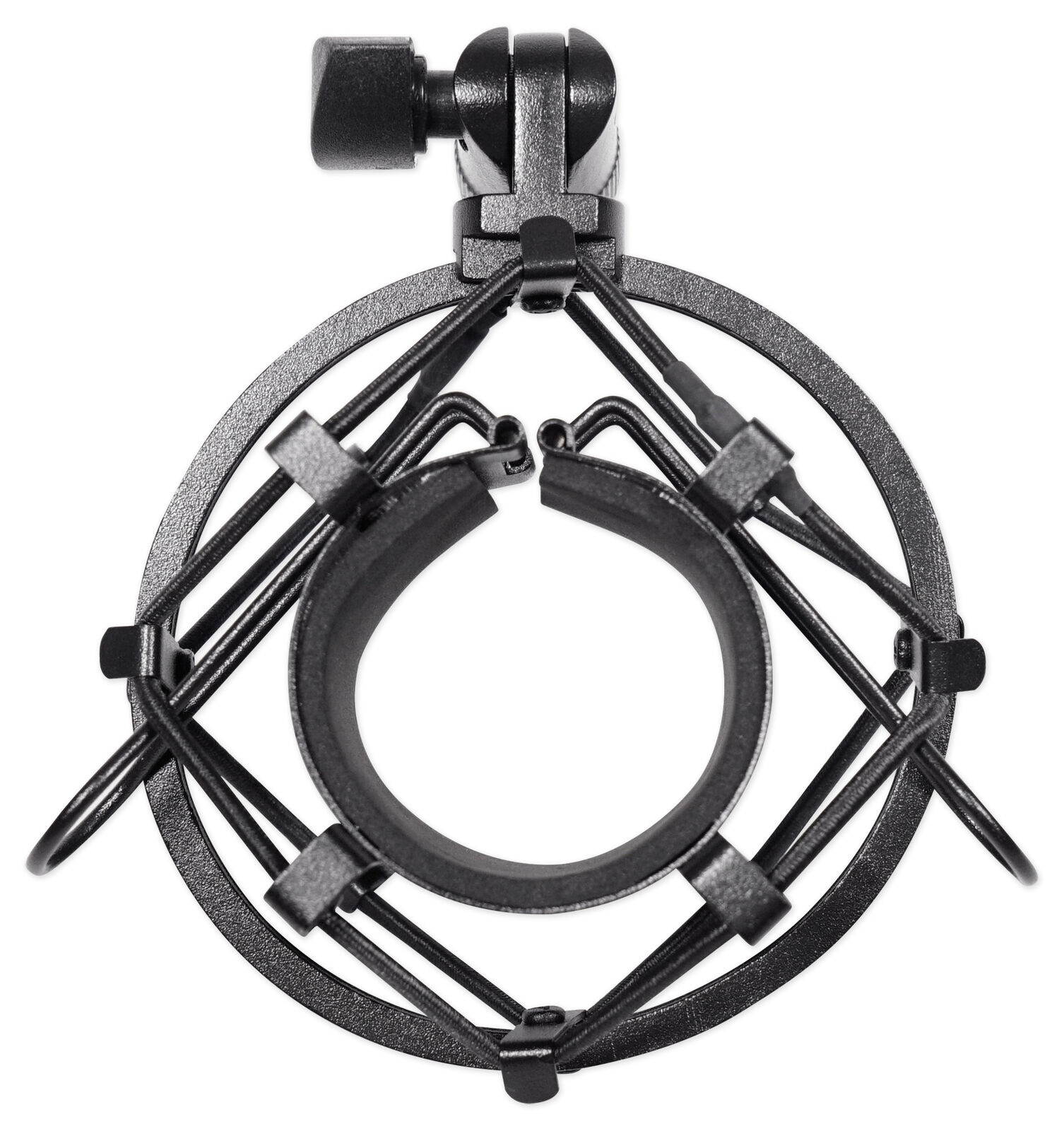 RockShock Black Studio Condenser Microphone Metal Shock Mount w/Foam