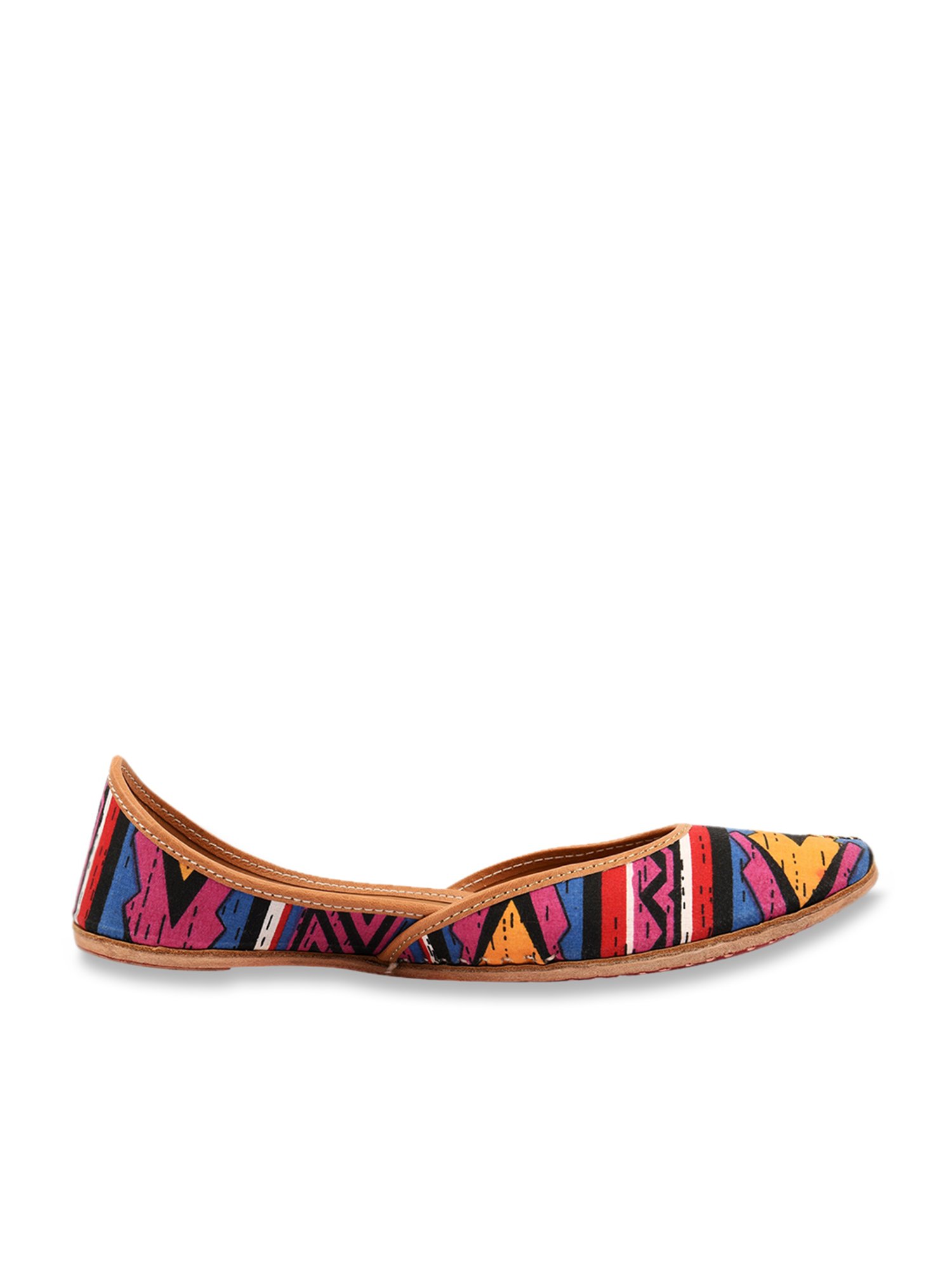 Desi Colour Women's Multicoloured Ethnic Juttis