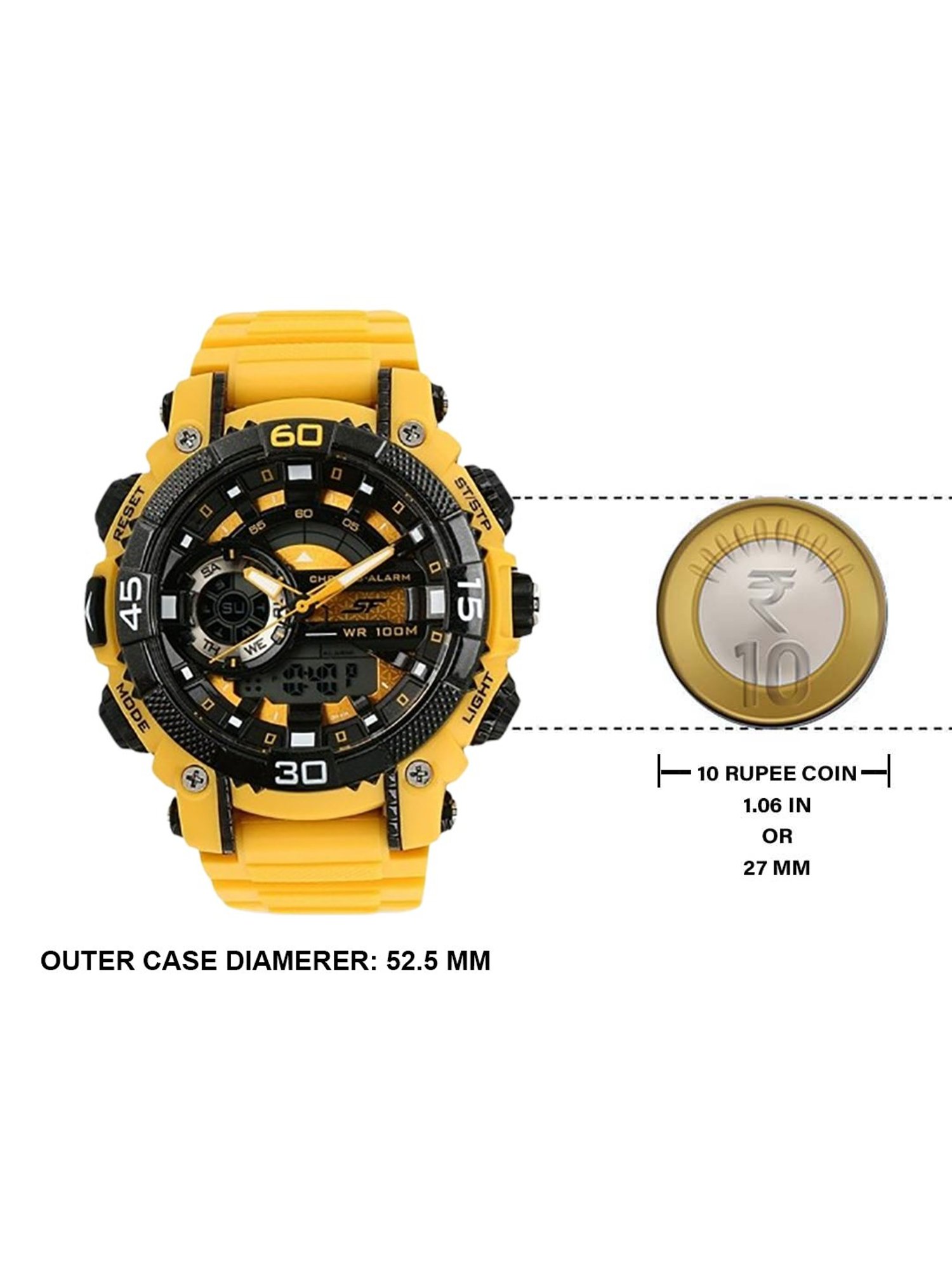 Sonata NP77070PP05 Super Fibre Analog Digital Watch for Men