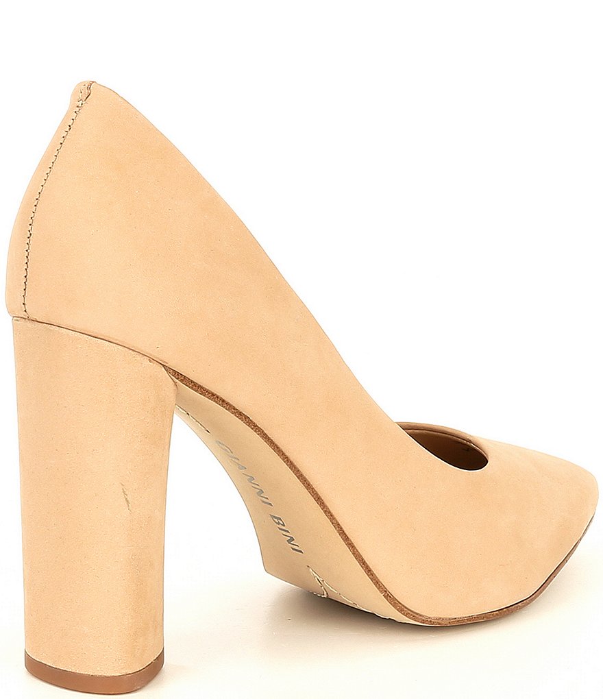 Gianni Bini Kaislie Suede Block Heel Pumps