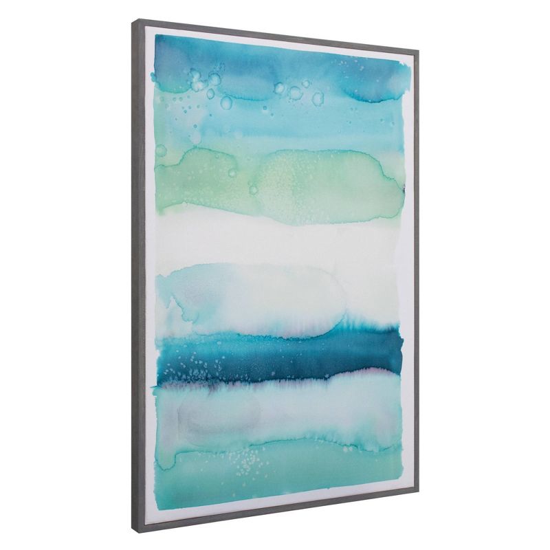 24" x 36" Watercolor Wash I by Natasha Marie Framed Wall Art Canvas - Fine Art Canvas