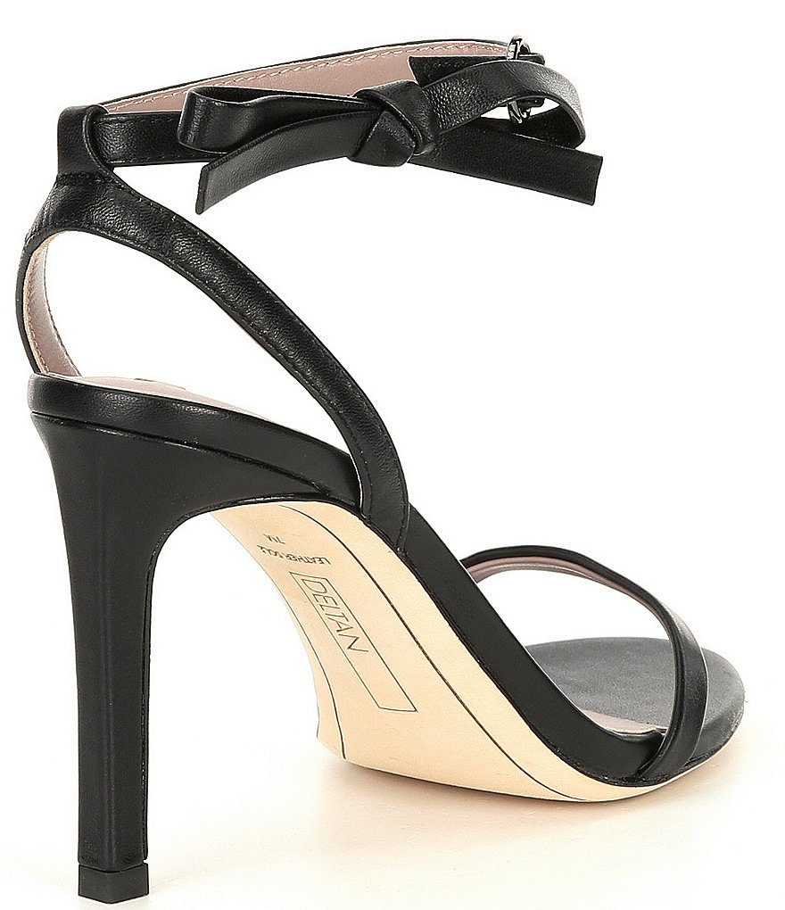Deltan Miranda Ankle Bow Detail Dress Sandals
