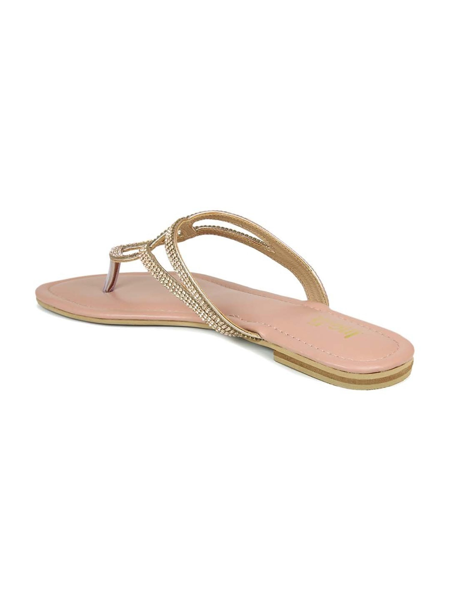 Inc.5 Women's Pink T-Strap Sandals