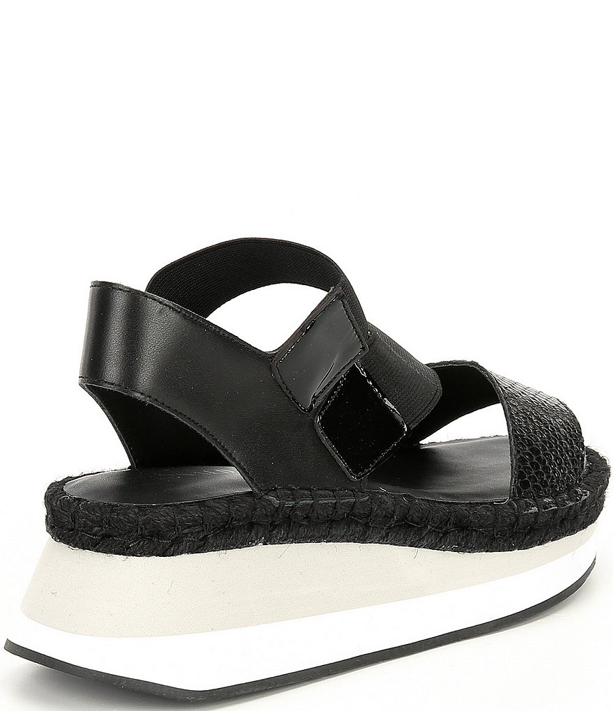 Donald Pliner Sadie Flatform Leather Wedge Sandals