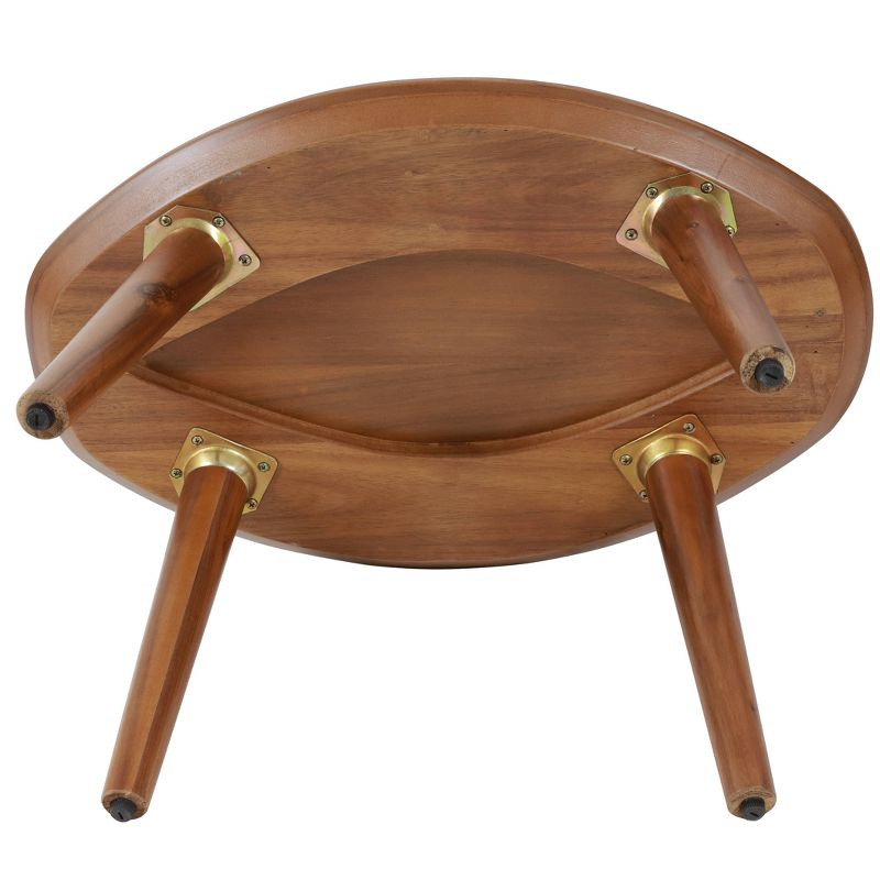 Set of 3 Glam Mirrored Accent Tables Gold - Olivia & May