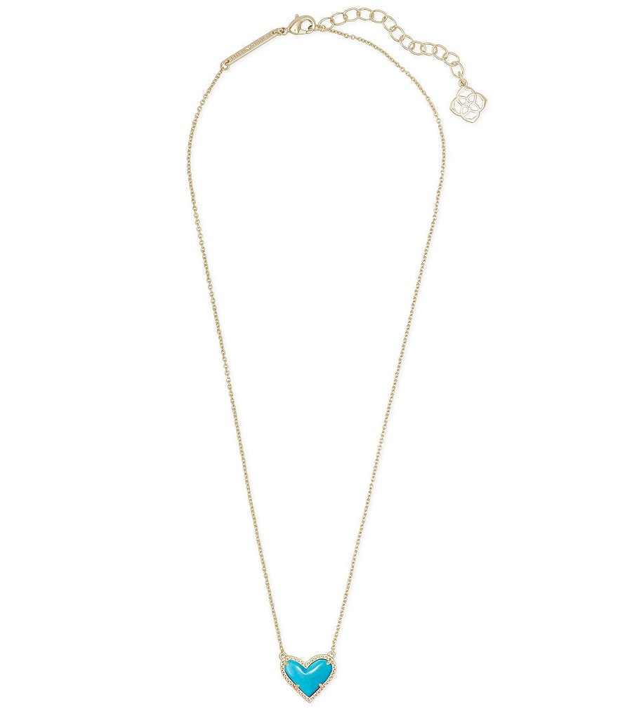 Kendra Scott Ari Heart Gold Short Pendant Necklace