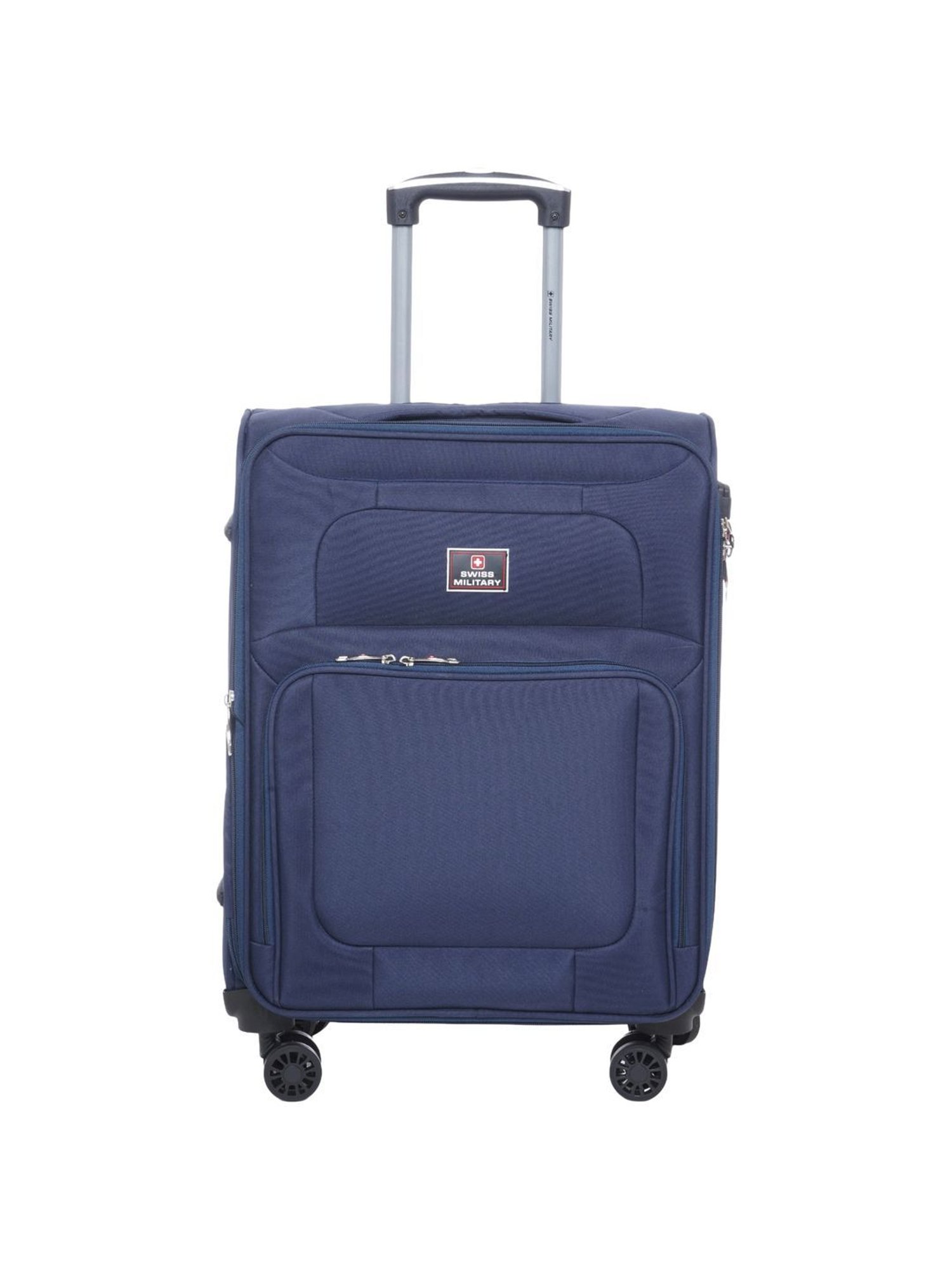 Swiss Military Navy 8 Wheels Small Carry-On Luggage