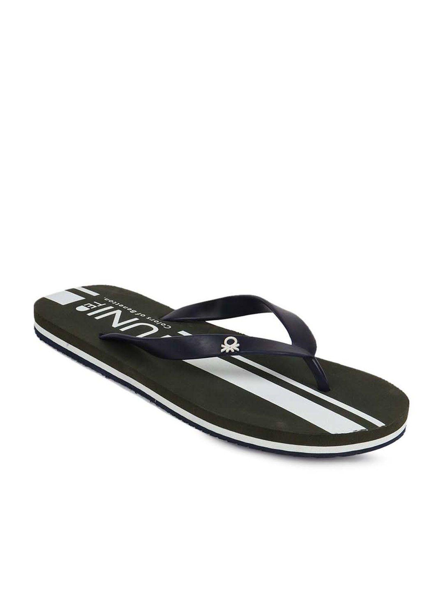 United Colors of Benetton Men's Navy Flip Flops