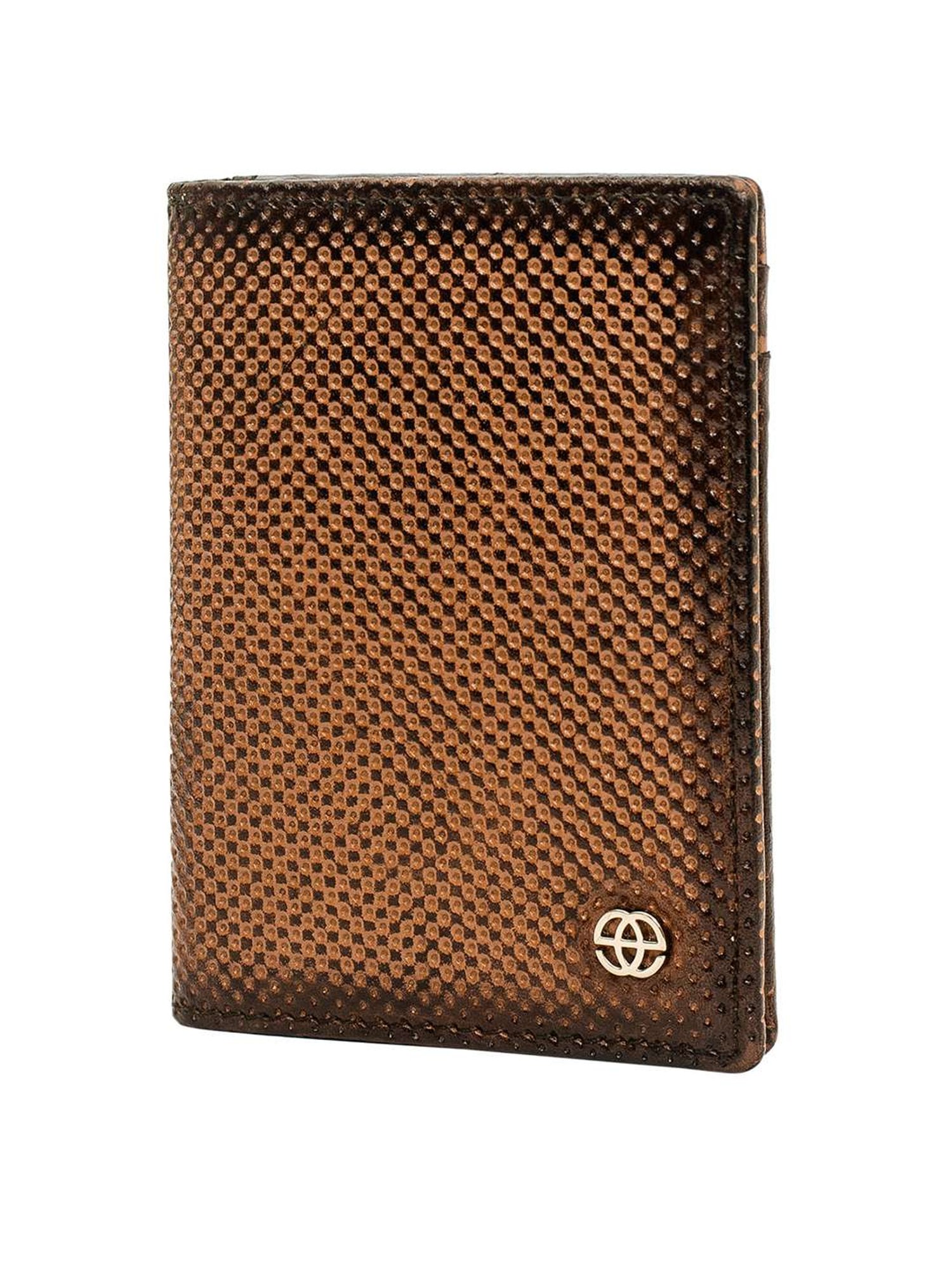 Eske Paice Tan Perforated Small Card Holder