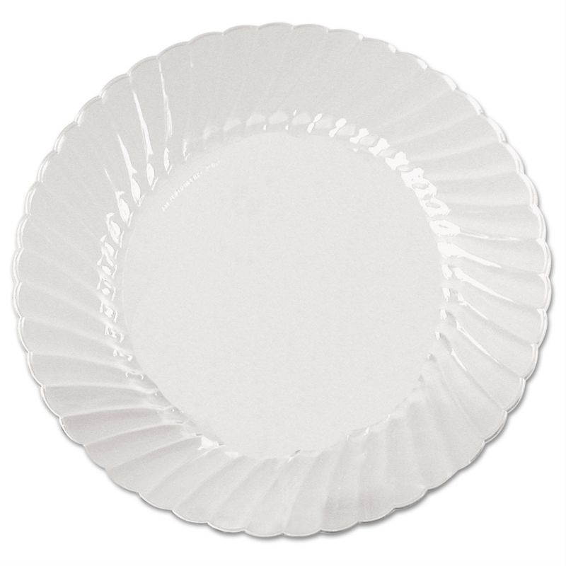 WNA Classicware Plastic Dinnerware ,PLATE,6,PLAS,CLR