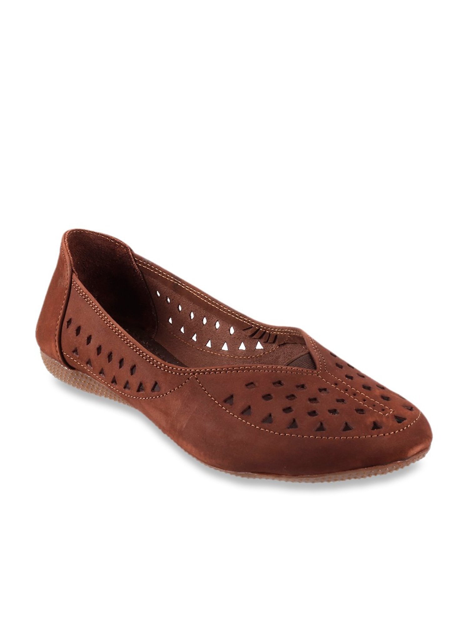 Metro Women's Brown Flat Ballets