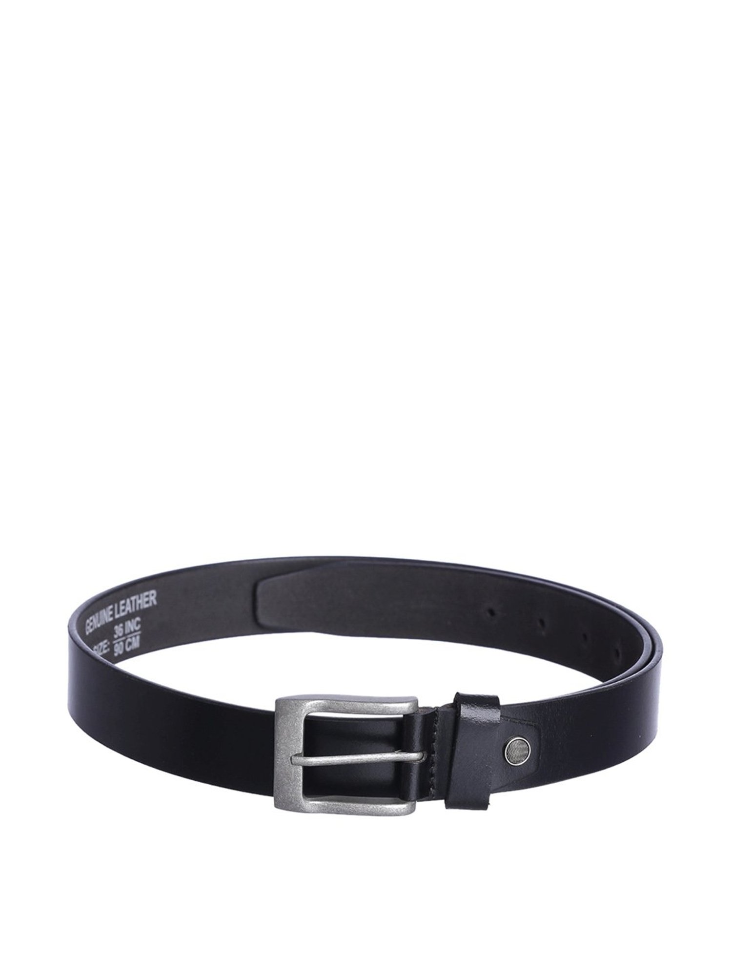 Kara Black Waist Belt for Men