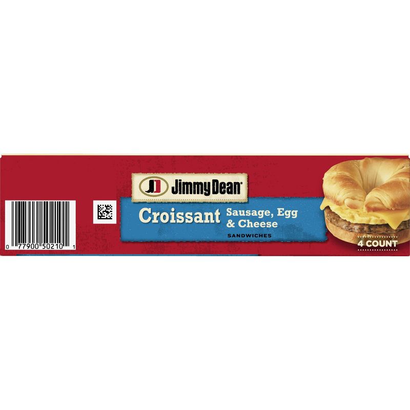 Jimmy Dean Sausage Egg & Cheese Frozen Croissant Sandwiches - 4ct