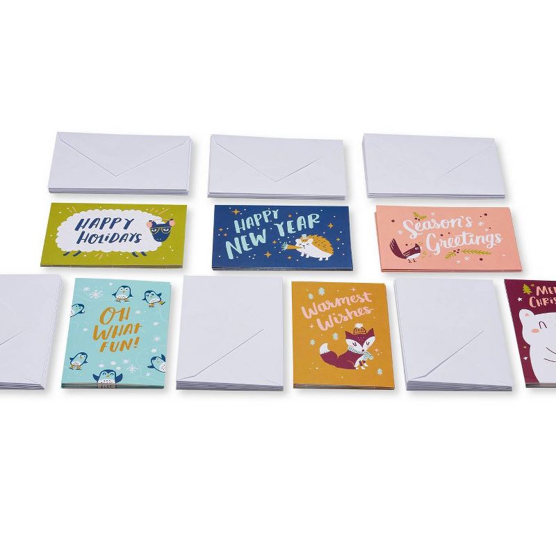 48ct Blank Holiday Greeting Card Bundle