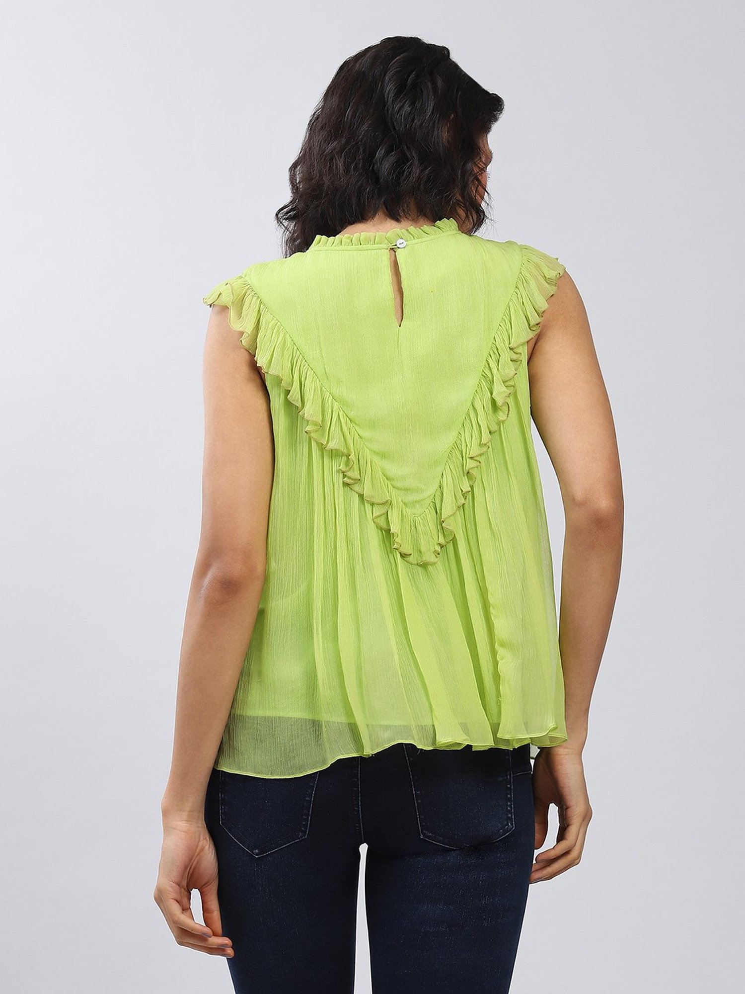 Label Ritu Kumar Green Top
