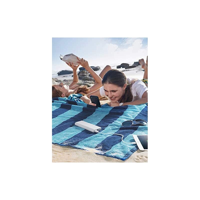 PowerCore II 20000, 20100mAh Portable Charger with Dual USB Ports, PowerIQ 2.0 (up to 18W Output) Power Bank, Fast Charging for iPhone, Samsung and More (Compatible with Quick Charge Devices)